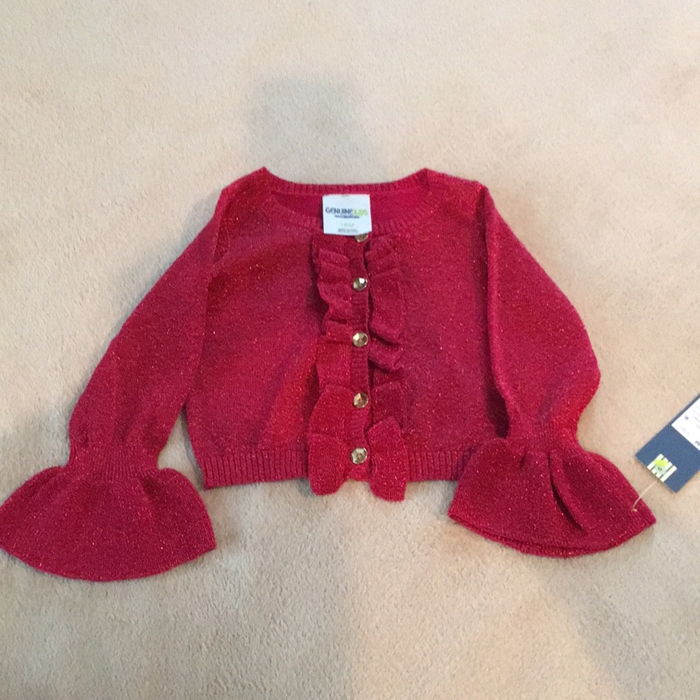 Nwt Christmas sweater with bell sleeves